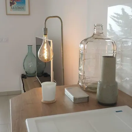 La Londe La Mer : Appartement Proche Plages & Vue Superbe Sur Les Iles D'Or Exterior foto